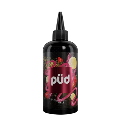 PUD Pudding & Decadence Trifle 0mg 200 ml Shortfill E-Liquid PUD Pudding &amp; Decadence Trifle 0mg 200 ml Shortfill E-LiquidGeschmack:  Trifle - Erdbeer Sahne Kuchen PUD Pudding &amp; Decadence Trifle kommt als 200ml E-Liquid mit 0 Nikotin. Es gibt Raum für Nikotin hinzugefügt werden, wenn nötig.13065Berserker Blood Axe - Joe's Juice24,10 CHFsmoke-shop.ch24,10 CHF