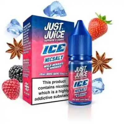 Just Juice Ice Wild Berries and Aniseed Nic Salt 10ml - vers. NikotinstärkenLieferumfang: Just Juice Ice Wild Berries and Aniseed Nic Salt 10ml E-Liquid - 20mgGeschmack:Diese teuflisch köstliche Kombination wird Ihre Geschmacksnerven zum Tanzen bringen. Überflutet mit jeder ausgefallenen, saftigen Beere, die wir finden konnten, ausbalanciert mit blitzscharfem, süßem Anis und abgerundet mit einer frischen Mentholbrise. Probieren Sie ihn einmal und Sie werden ihn nicht mehr aus der Hand legen können.Wild Berries and Aniseed von Just Juice ist ein 10ml Nik-Salz mit 5/11/20mg Nikotin.50% VG / 50% PGNikotinsalz 20mg Made in Malaysia - 50 VG 20 mg Nicsalt13093Just Juice - Superier E-Liquids6,40 CHFsmoke-shop.ch6,40 CHF