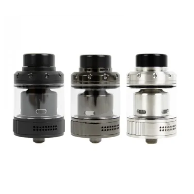 Dreadnought V2 RTA + Coils- Vaperz Cloud SelbstwickelverdampferLieferumfang1 x Dreadnought V2 RTAEigenschaften:28mm Durchmesser510er Tropfspitze kompatibelKlickiger AFC Touch36 LuftstromeinlässeMöglichkeit, es in RTA oder mit Falcon Verdampferköpfe von horizontech zu verwendenKolossale Kapazität von 8ml (mit Spulen).Double Coil Deck.High End Material.Top Füllung28mm Durchmesser.13094Vaperz Cloud46,80 CHFsmoke-shop.ch46,80 CHF