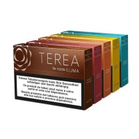 Iqos ILUMA - Terea - 20 Sticks - vers. GeschmacksrichtungenLieferumfang: 20 Sticks Terea - Amber (1 Pack)Das Pack enthält 20 TEREA Tabaksticks.Geschmack: Ausgewogen Tabak Aroma, geröstetes Geschmackserlebnis. Eine abgerundete, geröstete Tabakmischung mit fein duftender Nuss und Holzaromen Die IQOS TEREA Tabaksticks sind die Nachfolger der HEETS, bestehend aus echtem Tabak mit natürlichem Nikotin und diversen Aromen für verschiedene Geschmacksrichtungen.Sie werden mit dem IQOS ILUMA Tabakerhitzer verdampft.Die ILUMA-Erhitzer besitzen ein Heizelement im Innern, das den Tabakstick durch Induktion erhitzt aber nicht verbrennt. Hierdurch entsteht Tabakdampf, welcher den typischen Tabakgeschmack und Nikotin freisetzt.Geschmack: LAGUNA SWIFT: Diese Tabaksticks haben ein tropisch fruchtiges und zugleich kühlendes Menthol-Aroma.Geschmack: AMBER Ausgewogen Tabak Aroma, geröstetes Geschmackserlebnis. Eine abgerundete, geröstete Tabakmischung mit fein duftender Nuss und HolzaromenGeschmack: Mauve Wave: Reichhaltig-fruchtiges* Geschmackserlebnis. Eine Tabakmischung mit erfrischendem Menthol und mildem Waldfruchtaroma.Geschmack: Tourquoise: Erfrischend-kühlendes* Geschmackserlebnis. Frisches, kühlendes Menthol in einer leicht gerösteten Tabakmischung mit fein-würzigen Aromanoten.Geschmack: ABORA PEARL: Voll geröstete Tabakmischung mit Kapsel mit MentholGeschmack: AMELIA PEARL Eine geröstete Tabakmischung mit ausgewogenem Geschmack und dezentem Gewürzaroma. Der Popping Ball bietet einen kühlen und saftigen Geschmack mit einem Hauch von Wassermelone 13117IQOS - Heet / Iluma8,20 CHFsmoke-shop.ch8,20 CHF