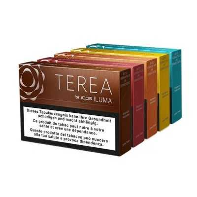 Iqos ILUMA - Terea - 20 Sticks - vers. GeschmacksrichtungenLieferumfang: 20 Sticks Terea - Amber (1 Pack)Das Pack enthält 20 TEREA Tabaksticks.Geschmack: Ausgewogen Tabak Aroma, geröstetes Geschmackserlebnis. Eine abgerundete, geröstete Tabakmischung mit fein duftender Nuss und Holzaromen Die IQOS TEREA Tabaksticks sind die Nachfolger der HEETS, bestehend aus echtem Tabak mit natürlichem Nikotin und diversen Aromen für verschiedene Geschmacksrichtungen.Sie werden mit dem IQOS ILUMA Tabakerhitzer verdampft.Die ILUMA-Erhitzer besitzen ein Heizelement im Innern, das den Tabakstick durch Induktion erhitzt aber nicht verbrennt. Hierdurch entsteht Tabakdampf, welcher den typischen Tabakgeschmack und Nikotin freisetzt.Geschmack: LAGUNA SWIFT: Diese Tabaksticks haben ein tropisch fruchtiges und zugleich kühlendes Menthol-Aroma.Geschmack: AMBER Ausgewogen Tabak Aroma, geröstetes Geschmackserlebnis. Eine abgerundete, geröstete Tabakmischung mit fein duftender Nuss und HolzaromenGeschmack: Mauve Wave: Reichhaltig-fruchtiges* Geschmackserlebnis. Eine Tabakmischung mit erfrischendem Menthol und mildem Waldfruchtaroma.Geschmack: Tourquoise: Erfrischend-kühlendes* Geschmackserlebnis. Frisches, kühlendes Menthol in einer leicht gerösteten Tabakmischung mit fein-würzigen Aromanoten.Geschmack: ABORA PEARL: Voll geröstete Tabakmischung mit Kapsel mit MentholGeschmack: AMELIA PEARL Eine geröstete Tabakmischung mit ausgewogenem Geschmack und dezentem Gewürzaroma. Der Popping Ball bietet einen kühlen und saftigen Geschmack mit einem Hauch von Wassermelone 13117IQOS - Heet / Iluma8,20 CHFsmoke-shop.ch8,20 CHF