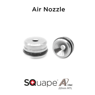 Luftdüsen SQuape A[rise] 22mm MTL - vers. Durchmesser - Air Nozzle...Lieferumfang: 1x Luftdüsen SQuape A[rise] 22mm MTL - 1.2 mmMTL Luftdüsen für den perfekten GenussMit den MTL Luftdüsen für den SQuape A[rise] 22mm MTL reduzieren Sie die Luftzufuhr direkt an der Coil. Wir bieten 7 verschiede Luftdüsen an. Wählen Sie Ihre gewünschte Grösse und erleben Sie traumhaften MTL Genuss mit dem SQuape A[rise] 22mm MTL.Variante 1.2 mm  - nicht in der Standartlieferung des Squape A[riise] 22mm enthalten Die Luftdüsen 0.8 / 1.0 / 1.5 / 2.0 sind bereits im Standardset des SQuape A[rise] 22mm MTL enthalten. Material: Edelstahl Hinweis: Beim Ausglühen der Coil darauf achten, dass die Coil nicht auf der Luftdüse aufliegt.Lieferung: 1 x Luftdüse 1.2 mm13121Stattqualm / Squape5,00 CHFsmoke-shop.ch5,00 CHF