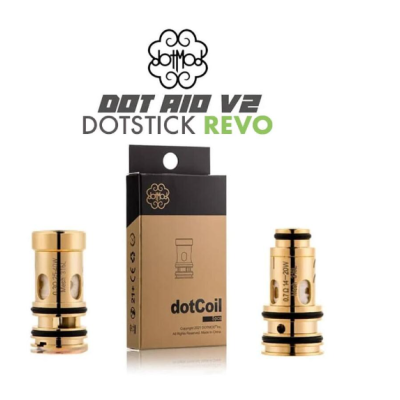 DOTMOD V2.0 REPLACEMENT DOTCOIL - 5 Coils von Dotmod vers. OhmDOTMOD DOTAIO V2.0 REPLACEMENT COILS - 5 Coils von Dotmod vers. OhmLIeferumfang: 5x Verdampferköpfe für DotAio V2  von Dotmod Passend auf DotAio V2Die DotMod DotAIO V2 Ersatzspulen wurden für den Einsatz des DotAIO V2 Vape Kits entwickelt. Es gibt zwei Versionen dieser Spule zur Verfügung, eine für Mund zu Lungen vaping und die andere für direkte Lungen vaping. So können Sie die DotAIO v2 an Ihren Stil anpassen.Die DotAIO v2 0,3 Ohm Mesh Coil und 0,7 Ohm Coil produzieren größere Mengen an Dampf und können bei höheren Wattzahlen verwendet werden, so dass sie besser geeignet sind, um direkt in der Lunge zu dampfen. Um beste Ergebnisse zu erzielen, sollten diese Spulen mit einem E-Liquid mit hohem VG-Anteil (60% VG oder höher) verwendet werden.Inhalt:1x 5er Pack DotAio V2 Coils vers. ohm 11760Dotmod16,90 CHFsmoke-shop.ch16,90 CHF