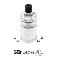 SQuape A[rise] RTA 22mm MTL Squape - Selbstwickelverdampfer...Lieferumfang1x SQuape A[rise] 22mm MTL teilmontiert1x SQuip Tip A 22mm MTL1x MTL Kit (4 Luftdüsen aus Edelstahl in 0.8mm, 1.0mm, 1.5mm, 2.0mm)1x SQ Grip Band1x 3mm InbusschlüsselDiv. Ersatzschrauben und O-Ringe1x Gebrauchsinformation13149Stattqualm / Squape172,00 CHFsmoke-shop.ch172,00 CHF