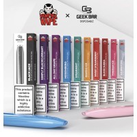 Geek Bar X Vampire Vape Disposable -20 mg - Mango IceLieferumfang: 1x Geek Bar X Vampire Vape Disposable - Mango Ice2ml Hülse mit außergewöhnlichen fruchtigen Aromen.Vorgefüllte Hülse. TPD BEREITSchlankes, modernes und diskretes Format.Eingebauter 500mAh-Akku.Automatische Auslosung.20mg Nikotin Flüssigkeit.Vape 550 Züge auf Ihrer E-Zigarette mit großartigem Geschmack.Geschmack: Mango on Ice13141geekvape4,70 CHFsmoke-shop.ch4,70 CHF