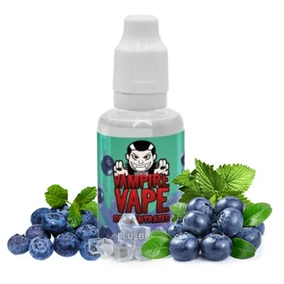 Aroma -Blueberry - 30 ml von Vampire Vape (DIY)Lieferumfang: 1x 30 ml Aroma Blueberry von Vampire VapeHersteller:Vampire VapeGeschmack:FruchtInhalt:30 ml&nbsp;Blueberry&nbsp;Aroma von Vampire Vape in Nachfüllflasche mit Sicherheitsverschluss.Herrlicher Geschmack nach leckerer Blaubeere - Der Klassiker!3426Vampire Vape12,00&nbsp;CHFsmoke-shop.ch12,00&nbsp;CHF