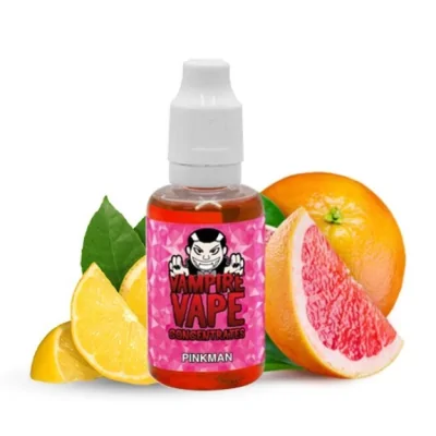 Aroma -PINKMAN - 30 ml von Vampire Vape (DIY)Lieferumfang: 1x 30 oder 10ml Aroma PINKMAN&nbsp; von Vampire Vape&nbsp;Vampire Vape Aroma 10/30ml PINKMANGeschmack:&nbsp; Fruchtexplusion auf Pamplemuse&nbsp;mit&nbsp;&nbsp;Orangen und Zitronen.Ein fruchtiger Unterton und einem kühlen Nachgang.Ein fruchtiger Unterton und einem kühlen Nachgang.Es wird empfohlen, ein Glas Tank zu verwenden!Dosierempfehlung : ca. 10-15 %Aroma nie pur Dampfen!1837Vampire Vape12,00&nbsp;CHFsmoke-shop.ch12,00&nbsp;CHF