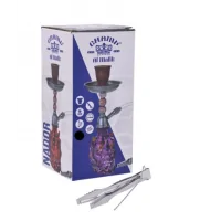 Hookah NADOR 20CM BLK DL1 - Champ Al Malik - SHISHA - WasserpfeifeShisha mit einem eleganten Design.Beim Rauchen der Shisha entsteht eine große Menge an süßem und köstlichem Rauch.Abmessungen (cm) : 5.0 x 5.0 x 20.0Gewicht (kg) : 1.33Lieferumfang1 x Wasserpfeife1 x Feuerstelle1 x SchlauchMerkmaleAbmessung (cm) : 5x5x20Gewichte (kg) : 1.3313161Champ Al Malik19,90 CHFsmoke-shop.ch19,90 CHF