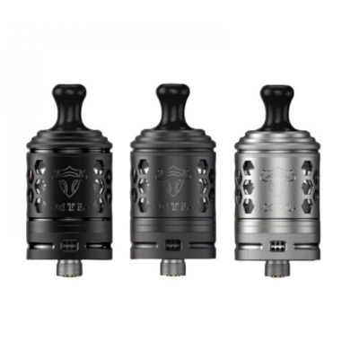 Tauren MTL RTA V1.5 - THC Thunderhead - 24mmThunderhead - Tauren MTL RTA 2MLSublime Verdampfer mit einer restriktiven ziehen.Ein 2ml Tank.Befüllung von oben.Wabenförmiges Design.Innovation dank des 360-Luftstromsystems.Steuerung des Luftstroms von unten.Einzelne Spule Deck.Größe: 24x49,5mm.Geliefert mit einer Vielzahl von Zubehör.Lieferumfang:1 x Tauren MTL RTA V1.51 x Metallrohr5 x Luftstromeinsätze1 x lange Tropferspitze1 x Pyrex1 x Satz Schrauben1 x Inbusschlüssel1 x Schraubendreher1 x Baumwolle2 x Spulen mtl verschmolzen1 x Handbuch1 x Karte1 x GarantieMerkmaleGröße: 24 x 49.5mmFassungsvermögen: 2mlTropfspitze: 510Kurze und lange Tropfspitze verfügbarDeck: EinzelspuleFüllungstyp: obenLuftstrom: MTL/RDL13165Thunderhead62,00 CHFsmoke-shop.ch62,00 CHF