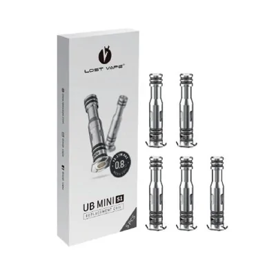 Lost Vape UB Mini/ Mini V3 Verdampferköpfe - vers. OhmLost Vape UB Mini Verdampferköpfe .. für URSA NANO PRO Pod 0.8 ohm oder 1 Ohm Lieferumfang: 5 Stück13189Lost Vape12,90 CHFsmoke-shop.ch12,90 CHF