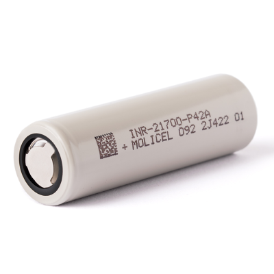 Molicel INR 21700-P42A 4200mAh 30-45A Li-Ionen AkkuLieferumfang: 1x Molicel INR 21700-P42A 4200mAh 30-45A Li-Ionen Akku Diese Hochstromzelle ist mit einer konstanten Belastung von 30A unterwegsMax Entladestrom konstant: 30 APulsbelastung ca. 70 ABestens geeignet für Subohm Dampfer und Akkuträger13191Molicel - 18650 Batterie13,90 CHFsmoke-shop.ch13,90 CHF