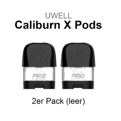 2x Caliburn X Pods - Ersatzkartuschen von UwellLieferumfang: 2x Caliburn X Pods - Ersatzkartuschen von UwellDie passenden Ersatzkartuschen für das Caliburn Pod Kit besitzen ein Fassungsvermögen von 3 ml und wurden mit einem verstellbaren Airflow System ausgestattet. Bestückt werden sie mit dem Caliburn X Ersatzcoils von Uwell, welche in verschiedenen Widerständen erhältlich sind.Für Ihre Caliburn X Pod E-Zigarette kaufen Sie hier einen neuen Leerpod Ersatztank.3ml Tank (leer)ohne Coilfür alle Caliburn G Coilsnachfüllbar2er Pack Caliburn X PodsVerwenden Sie mehrerer Caliburn X Leerpods, können Sie diese ganz bequem mit verschiedenen Liquids befüllen und schnell den Geschmack der E-Zigarette wechseln.13241Uwell 4,90 CHFsmoke-shop.ch4,90 CHF