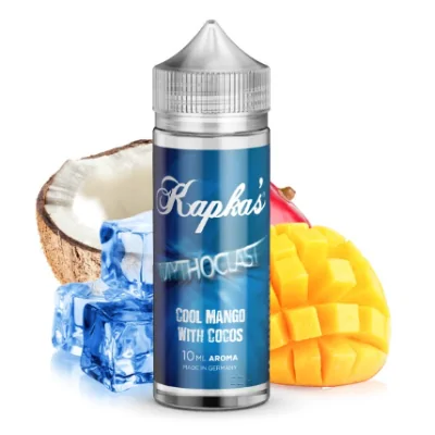 10 ml Kapka's Flava Mythoclast Longfill - AromaLieferumfang: 10 ml Kapka's Flava Mythoclast Longfill - Aroma Geschmack:Das Aroma Mythoclast des deutschen Herstellers Kapka's Flava schmeckt nach süss-herber, gefrorener Mango mit ein wenig Kokosnuss.Geliefert wird das Aroma in einer 120ml-Chubby-Gorilla-Flasche, die mit 10ml Aroma befüllt ist.Vom Hersteller empfohlenen Dosierung: Flasche bis Oberkante mit Basis auffüllen und gut schütteln. Reifezeit ca. 5 - 7 Tage.Konzentrierte Aromen dürfen niemals unverdünnt gedampft werdenGeschmacksrichtung:Cooler, Kokosnuss, MangoHerkunft:DEPG:100% - Aroma11177kapka's flava 14,90 CHFsmoke-shop.ch14,90 CHF 10 ml Kapka's Flava Mythoclast Longfill - AromaLieferumfang: 10 ml Kapka's Flava Mythoclast Longfill - Aroma Geschmack:Das Aroma Mythoclast des deutschen Herstellers Kapka's Flava schmeckt nach süss-herber, gefrorener Mango mit ein wenig Kokosnuss.Geliefert wird das Aroma in einer 120ml-Chubby-Gorilla-Flasche, die mit 10ml Aroma befüllt ist.Vom Hersteller empfohlenen Dosierung: Flasche bis Oberkante mit Basis auffüllen und gut schütteln. Reifezeit ca. 5 - 7 Tage.Konzentrierte Aromen dürfen niemals unverdünnt gedampft werdenGeschmacksrichtung:Cooler, Kokosnuss, MangoHerkunft:DEPG:100% - Aroma11177kapka's flava 14,90 CHFsmoke-shop.ch14,90 CHF