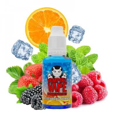 Aroma -HEISENBERG ORANGE - 30 ml von Vampire Vape (DIY)Hier ist das neue Heisenberg mit einer sehr spürbaren Note von Orange!Lieferumfang: 1x Aroma -HEISENBERG ORANGE - 30 ml von Vampire Vape (DIY)&nbsp;Vampire Vape Aroma 10 ml oder 30 ml HeisenbergGeschmack:&nbsp; Typisch Heisenberg mit Orange , fruchtig mit kühler Note Ein fruchtiger Unterton , Orange und einem kühlen Nachgang.Dosierempfehlung : ca. 10-15 %Aroma nie pur Dampfen!Hersteller Vampire VapeLand Vereinigtes KönigreichGeschmack Fruchtig &amp; FrischVerpackung Flacon PE 30ml avec bouchon sécurité enfantInhalt 30mlZiehzeit 2 - 3 TageEmpfohlene Dosierung 10% bis 15%13287Vampire Vape12,00&nbsp;CHFsmoke-shop.ch12,00&nbsp;CHF