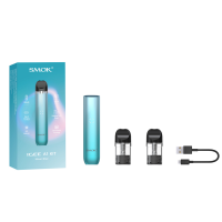 KIT IGEE A1 650MAH 2ML SMOK - USB-CKIT IGEE A1 650MAH 2ML SMOK ein Pod, der der Fantasie von Smok entsprungen ist. Er trägt den Namen Igee A1 und erfüllt alle Kriterien einer elektronischen Zigarette, die von Anfängern geschätzt wird. Er liefert eine Leistung von 14 W und ist sehr einfach zu bedienen. Der eingebaute Akku hat eine Kapazität von 650 mAh und die Kartusche mit einem eingebauten Widerstand von 0,9 Ohm hat ein Fassungsvermögen von 2 ml. Mit der Igee A1 sind süße Aromen garantiert.Inhalt:1x Box Igee A12x Igee A1 Kartusche (2ml) mit integriertem 0,9 Ohm Widerstand.1x USB Type-C Kabel1x Bedienungsanleitung13298Smoketech18,00 CHFsmoke-shop.ch18,00 CHF