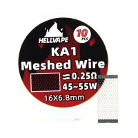 MESH WIRE KA1 0.25OHM DEAD RABBIT M RTA HELLVAPE (10 Stück)Eine Packung mit 10 Mesh Wire KA1-Widerständen mit einem Wert von 0,25 Ohm. Diese Widerstände der Marke Hellvape sind mit dem Dead Rabbit M RTA kompatibel. Lieferumfang: MESH WIRE KA1 0.25OHM DEAD RABBIT M RTA HELLVAPE (10 Stück)Art des Materials WiderständeWiderstände weniger als 0,5 Ohm13301Hellvape5,90 CHFsmoke-shop.ch5,90 CHF