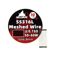 MESH WIRE SS316L 0.15OHM DEAD RABBIT M RTA HELLVAPE (10 Stück)Eine Packung mit 10 Widerständen Mesh Wire SS316L mit einem Wert von 0,15 Ohm. Diese Widerstände der Marke Hellvape sind mit dem Dead Rabbit M RTA kompatibel. Lieferumfang: MESH WIRE SS316L 0.15OHM DEAD RABBIT M RTA HELLVAPE (10 Stück)Art des Materials WiderständeWiderstände weniger als 0,5 Ohm13302Hellvape5,90 CHFsmoke-shop.ch5,90 CHF MESH WIRE SS316L 0.15OHM DEAD RABBIT M RTA HELLVAPE (10 Stück)Eine Packung mit 10 Widerständen Mesh Wire SS316L mit einem Wert von 0,15 Ohm. Diese Widerstände der Marke Hellvape sind mit dem Dead Rabbit M RTA kompatibel. Lieferumfang: MESH WIRE SS316L 0.15OHM DEAD RABBIT M RTA HELLVAPE (10 Stück)Art des Materials WiderständeWiderstände weniger als 0,5 Ohm13302Hellvape5,90 CHFsmoke-shop.ch5,90 CHF