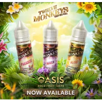 Twelve Monkeys OASIS - Haven 0mg 50ml Shortfill E liquidTwelve Monkeys - Haven E liquid ist eine perfekt ausgewogene, köstliche Melodie von mehreren Trauben, Apfel und Birne.Twelve Monkeys E Flüssigkeit kommt mit 50ml Shortfill - Füllung in einer 60ml Flasche mit 0mg Nikotin. In der Flasche hat es Platz für die Zugabe von Nikotin.80% / 20% | VG / PGLieferumfang: 50 ml 13315Twelve Monkey19,90 CHFsmoke-shop.ch19,90 CHF Twelve Monkeys OASIS - Haven 0mg 50ml Shortfill E liquidTwelve Monkeys - Haven E liquid ist eine perfekt ausgewogene, köstliche Melodie von mehreren Trauben, Apfel und Birne.Twelve Monkeys E Flüssigkeit kommt mit 50ml Shortfill - Füllung in einer 60ml Flasche mit 0mg Nikotin. In der Flasche hat es Platz für die Zugabe von Nikotin.80% / 20% | VG / PGLieferumfang: 50 ml 13315Twelve Monkey19,90 CHFsmoke-shop.ch19,90 CHF