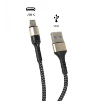 USB-C Lade- und Datenkabel 1 Meter (5A) -Ultra Fast ChargingLieferumfang1 x USB-C Lade- und Datenkabel 100cm(5A)Connector: USB to USB-CDas USB-C Lade- und Datenkabel hat eine Länge von 1 Meter. Es verbindet USB-C Geräte mit USB-A Geräten und beinhaltet ein 2.1A Stromausgang für schnelle Ladung und Datenübertragung. Dank des Nylongeflecht ist es sehr robust, wird verknoten verhindert und ist nie lästig verdreht.&nbsp;Im Kabel integriert ist ein Type-C Anschluss was einen vielseitigen Einsatz möglich macht. Das Kabel ist geeignet für E-Zigaretten und Akkuträger, Smartphones, Notebooks und vieles mehr.Länge 1000 mmUSB A Typ C Ladegerät5ALänge 1 MeterRobustes Design13346Smoke-Shop.ch8,90&nbsp;CHFsmoke-shop.ch8,90&nbsp;CHF