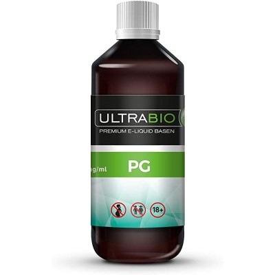 Liquid Base PG Basis (Propylene Glycol) - von Ultrabio 99.5% - vers. FüllmengenFlasche mit Originalitätsring, kindersicher,Base 100% PG - UltralabioBasis für nikotinfreie E-Liquids zum selbermischenvers. Füllmengen auswählbar12810Ultrabio Basen4,40 CHFsmoke-shop.ch4,40 CHF