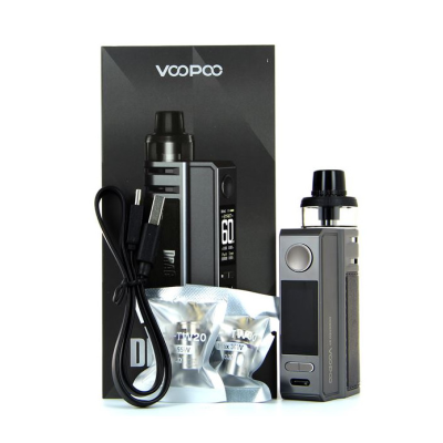 Kit Drag E60 Pod 60W 2550mah 4.5ml VoopooDer Drag E60 kommt von Voopoo, um die Welt des Dampfens aufzumischen. Als Neuzugang in der Drag-Reihe ist er mit dem Gene.TT 2.0 Chipsatz, einem integrierten 2550 mAh Akku und einer 4,5ml Kartusche ausgestattet. Die maximale Leistung beträgt 60 W, während eine einstellbare Airflow und ein Sparmodus zur Verfügung stehen. Dieser technisch vollendete Pod wird dem Ruf seines Herstellers gerecht.Inhalt:1x Drag E60 Box (2550 mAh).1x PnP Pod II Kartusche (4,5ml)1x Widerstand PnP-TW20 mit 0,2 Ohm1x Widerstand PnP-TW30 mit 0,3 Ohm1x USB-Kabel Typ-C1x Bedienungsanleitung13357Voopoo48,00 CHFsmoke-shop.ch48,00 CHF