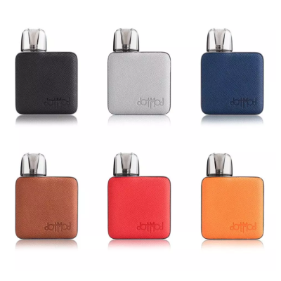 DotMod dotPod Nano Pod Kit 800mAh 18W - vers. FarbenSchick, edel und doch ohne Schnickschnack – das ist DotMod dotPod Nano Kit Lieferumfang: 1x DotMod dotPod Nano Akkuträger1x DotMod dotPod Tank Verdampfer 1,0 Ohm1x DotMod dotPod Tank Verdampfer 0,8 Ohm1x Lanyard1x USB Typ-C Ladekabel1x BedienungsanleitungSchick, edel und doch ohne Schnickschnack – das ist DotMod dotPod Nano Kit. Dank ihrer quadratischen Form liegt diese moderne E-Zigarette hervorragend in der Hand und lässt sich einfach in jeder Tasche verstauen. Die hochwertige Oberflächenverarbeitung aus einer Zinklegierung gepaart mit einem edlen Einband aus Softleder sorgen für eine tolle Haptik und den Extrahauch Luxus beim Dampfen mit dem DotMod dotPod Nano Kit. Das besonders für MTL und RDL Dampfer entwickelte Kit wird zusammen mit einem Lanyard geliefert, mithilfe dessen es praktisch um den Hals getragen und präsentiert werden kann.Trotz seiner kompakten Größe wurde das dotPod Nano Kit mit einem kräftigen 800 mAh Akku versehen, der auch bei längerer Zeit ohne Aufladen nicht schlappmacht. Ist die Energie doch einmal aufgebraucht, so kann der Akku über den standardisierten USB-C-Anschluss des Geräts im Handumdrehen wieder aufgeladen werden. Dank der praktischen Pass-Through Funktion kann sogar während des Aufladevorganges mit dem DotMod dotPod Nano Kit gedampft werden. Auf einen Feuertaster verzichtet DotMod bei diesem Kit übrigens – die Steuerung erfolgt einzig über die praktische Zugautomatik. Die Leistungsanpassung des Kit erfolgt vollautomatisch je nach dem verwendeten Pod. Auf diese Weise wird eine maximale Ausgangsleistung von bis zu 18 Watt erreicht.Die speziellen DotMod Nano Pods stehen in zwei Varianten zu Auswahl: mit 0,8 oder 1,0 Ohm Widerstand. Dank ihrer Mesh Verdampferköpfe wird das Liquid in diesen Pods besonders gleichmäßig erwärmt, was für eine sensationelle Aromenbildung sorgt. Die Pods können bis zu 2 ml Liquid aufnehmen und werden über ein praktisches Sidefill-System befüllt.Eigenschaften: Elegantes und schlankes DesignIntegrierter 800mAh AkkuUSB Typ-C LadeanschlussAusgangsleistung: 18 WattZugautomatikLED AkkustandsanzeigeWechselbare und wiederbefüllbare Pods2ml TankvolumenSide-Fill SystemGrösse:Länge: 49,5mm (ohne Pod)Breite: 49,5mmTiefe: 15mmGewicht: 79,3g13395Dotmod24,90 CHFsmoke-shop.ch24,90 CHF