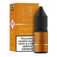 10 ml POD SALT Fusion - Origin Virginia Gold -20 mg - Nikotinsalz LiquidPod Salt Origin Virginia Gold 20mg Nikotin 30ml fängt die Essenz des klassischen Mid-West Rolling Tabaks mit einem tiefen, gut gerösteten Geschmack ein. Mild, aber geschmackvoll, ist dieses Liquid mit einem subtilen Hauch von süsser Vanille verbessert, wodurch eine glatte und befriedigende vape, dass Sie immer wieder für mehr kommen wird. Perfekt für Tabak-Enthusiasten, die einen raffinierten Vape für den ganzen Tag suchen.- Geschmacksprofil: Tabak, Vanille- Inhalt: 10ml- Nikotinstärke: 11mg / 20mg- Mischungsverhältnis: 50VG/50PGFür das beste Pod Salt-Erlebnis empfehlen wir den MTL-Stil und jedes Gerät mit niedriger Wattzahl (10-20 Watt), mittlerem bis engem Zug und einem Widerstand von 0,8-1,2 Ohm.10 ml POD SALT - Origin Virgina -20 mg - Nikotinsalz Liquid13402Pod Salt - Nikotinsaltz6,90 CHFsmoke-shop.ch6,90 CHF