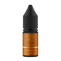 10 ml POD SALT Fusion - Origin Virginia Gold -20 mg - Nikotinsalz LiquidInspiriert von dem berühmten Tabak aus dem Mittleren Westen. Dieser tiefe, gut geröstete Geschmack ist mild, aber mit einer süßen Vanillenote versehen, die Sie immer wieder aufs Neue begeistern wird.- Geschmacksprofil: Tabak, Lakritze- Inhalt: 10ml- Nikotinstärke: 11mg / 20mg- Mischungsverhältnis: 50VG/50PG- Empfohlen zur Verwendung mit: XROS Nano, Drag Q, Caliburn A2SFür das beste Pod Salt-Erlebnis empfehlen wir den MTL-Stil und jedes Gerät mit niedriger Wattzahl (10-20 Watt), mittlerem bis engem Zug und einem Widerstand von 0,8-1,2 Ohm.10 ml POD SALT - Origin Virgina -20 mg - Nikotinsalz LiquidMit einem Nikotingehalt von 20mg/ml ist wenig Dampf erforderlich um den Nikotinbedarf zu befriedigen. Das Nikotinsalz ermöglicht einen viel sanfteren Throat Hit als regulär. Diese Kombination ist optimal für Podsystem und MTL-Verdampfer!Pod Salt repliziert die in Tabakblättern natürlich vorkommenden Nikotinsalze, um ein perfekt glattes Erlebnis mit minimaler Rachenreizung zu erzielen. Mit Nikotinsalzen wird das Nikotin schneller absorbiert und bleibt länger erhalten, um ein höheres Maß an Zufriedenheit zu erzielen als mit herkömmlichen Nikotin-E-Flüssigkeiten.Diese Kombination von Faktoren hilft mehr Rauchern beim Übergang vom Tabakkonsum, und auch viele derzeitige Vaper stellen den Wechsel ein. Stealth-Vaping war noch nie einfacher oder befriedigender.Inhalt: 10 mlNikotingehalt: 20 mgMischverhältnis: 50% PG / 50% VGInhaltstoffe: Propylenglykol, pflanzliches Glyzerin, Aromen, Nikotin13402Pod Salt - Nikotinsaltz6,90 CHFsmoke-shop.ch6,90 CHF