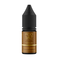 Pod Salt Fusion Origin - Cuban Creme 10ml - 20mgEine einzigartige Variante des klassischen kubanischen Tabaks. Genießen Sie die Noten der allerbesten handgefertigten Zigarren, mit reichhaltigen und formschönen Aromen und einem zarten Hauch von süßer Vanillecreme.- Geschmacksprofil: Tabak, Lakritze- Inhalt: 10ml- Nikotinstärke: 11mg / 20mg- Mischungsverhältnis: 50VG/50PG- Empfohlen zur Verwendung mit: XROS Nano, Drag Q, Caliburn A2SFür das beste Pod Salt-Erlebnis empfehlen wir den MTL-Stil und jedes Gerät mit niedriger Wattzahl (10-20 Watt), mittlerem bis engem Zug und einem Widerstand von 0,8-1,2 Ohm.Pod Salt Origin - Cuban Creme 10ml - 20mgMit einem Nikotingehalt von 20mg/ml ist wenig Dampf erforderlich um den Nikotinbedarf zu befriedigen. Das Nikotinsalz ermöglicht einen viel sanfteren Throat Hit als regulär. Diese Kombination ist optimal für Podsystem und MTL-Verdampfer!Pod Salt repliziert die in Tabakblättern natürlich vorkommenden Nikotinsalze, um ein perfekt glattes Erlebnis mit minimaler Rachenreizung zu erzielen. Mit Nikotinsalzen wird das Nikotin schneller absorbiert und bleibt länger erhalten, um ein höheres Maß an Zufriedenheit zu erzielen als mit herkömmlichen Nikotin-E-Flüssigkeiten.Diese Kombination von Faktoren hilft mehr Rauchern beim Übergang vom Tabakkonsum, und auch viele derzeitige Vaper stellen den Wechsel ein. Stealth-Vaping war noch nie einfacher oder befriedigender.Inhalt: 10 mlNikotingehalt: 20 mgMischverhältnis: 50% PG / 50% VGInhaltstoffe: Propylenglykol, pflanzliches Glyzerin, Aromen, Nikotin13402Pod Salt - Nikotinsaltz6,90 CHFsmoke-shop.ch6,90 CHF