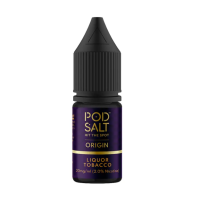 Pod Salt Fusion Origin - Liquor Tobacco 10ml - 20mgReichhaltig und dunkel, hat dieser vollmundige Geschmack den charakteristischen erdigen Tabakgeschmack, ergänzt durch wärmenden Absinth mit einer bittersüßen Lakritznote.- Geschmacksprofil: Tabak, Lakritze- Inhalt: 10ml- Nikotinstärke: 11mg / 20mg- Mischungsverhältnis: 50VG/50PG- Empfohlen zur Verwendung mit: XROS Nano, Drag Q, Caliburn A2SFür das beste Pod Salt-Erlebnis empfehlen wir den MTL-Stil und jedes Gerät mit niedriger Wattzahl (10-20 Watt), mittlerem bis engem Zug und einem Widerstand von 0,8-1,2 Ohm.Für das beste Pod Salt-Erlebnis empfehlen wir den MTL-Stil und jedes Gerät mit niedriger Wattzahl (10-20 Watt), mittlerem bis engem Zug und einem Widerstand von 0,8-1,2 Ohm.Pod Salt Origin - Liquor Tobacco 10ml - 20mgMit einem Nikotingehalt von 20mg/ml ist wenig Dampf erforderlich um den Nikotinbedarf zu befriedigen. Das Nikotinsalz ermöglicht einen viel sanfteren Throat Hit als regulär. Diese Kombination ist optimal für Podsystem und MTL-Verdampfer!Pod Salt repliziert die in Tabakblättern natürlich vorkommenden Nikotinsalze, um ein perfekt glattes Erlebnis mit minimaler Rachenreizung zu erzielen. Mit Nikotinsalzen wird das Nikotin schneller absorbiert und bleibt länger erhalten, um ein höheres Maß an Zufriedenheit zu erzielen als mit herkömmlichen Nikotin-E-Flüssigkeiten.Diese Kombination von Faktoren hilft mehr Rauchern beim Übergang vom Tabakkonsum, und auch viele derzeitige Vaper stellen den Wechsel ein. Stealth-Vaping war noch nie einfacher oder befriedigender.Inhalt: 10 mlNikotingehalt: 20 mgMischverhältnis: 50% PG / 50% VGInhaltstoffe: Propylenglykol, pflanzliches Glyzerin, Aromen, Nikotin13406Pod Salt - Nikotinsaltz6,90 CHFsmoke-shop.ch6,90 CHF