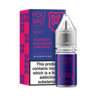 Pod Salt Fusion Nexus -Blueberry Blackberry Lemonade Nic Salt 10ml - 20mgDieser beerenfruchtige Geschmacks-Nexus kombiniert die saftigsten Noten der besten handgepflückten Beeren. Die spritzigen Aromen der schwarzen Johannisbeere werden durch zarte Blaubeeren und spritzige Limonade unterstrichen und sorgen für einen erfrischenden Abgang.Geschmacksprofil: Heidelbeere, Brombeere, LimonadeInhalt: 10mlNikotinstärke: 5mg / 10mg / 20mgMischungsverhältnis: 50VG/50PGFür das beste Pod Salt-Erlebnis empfehlen wir den MTL-Stil und jedes Gerät mit niedriger Wattzahl (10-20 Watt), mittlerem bis engem Zug und einem Widerstand von 0,8-1,2 Ohm.Für das beste Pod Salt-Erlebnis empfehlen wir den MTL-Stil und jedes Gerät mit niedriger Wattzahl (10-20 Watt), mittlerem bis engem Zug und einem Widerstand von 0,8-1,2 Ohm.Pod Salt Nexus -Blueberry Blackberry Lemonade Nic Salt 10ml - 20mgMit einem Nikotingehalt von 20mg/ml ist wenig Dampf erforderlich um den Nikotinbedarf zu befriedigen. Das Nikotinsalz ermöglicht einen viel sanfteren Throat Hit als regulär. Diese Kombination ist optimal für Podsystem und MTL-Verdampfer!Pod Salt repliziert die in Tabakblättern natürlich vorkommenden Nikotinsalze, um ein perfekt glattes Erlebnis mit minimaler Rachenreizung zu erzielen. Mit Nikotinsalzen wird das Nikotin schneller absorbiert und bleibt länger erhalten, um ein höheres Maß an Zufriedenheit zu erzielen als mit herkömmlichen Nikotin-E-Flüssigkeiten.Diese Kombination von Faktoren hilft mehr Rauchern beim Übergang vom Tabakkonsum, und auch viele derzeitige Vaper stellen den Wechsel ein. Stealth-Vaping war noch nie einfacher oder befriedigender.Inhalt: 10 mlNikotingehalt: 20 mgMischverhältnis: 50% PG / 50% VGInhaltstoffe: Propylenglykol, pflanzliches Glyzerin, Aromen, Nikotin13408Pod Salt - Nikotinsaltz6,90 CHFsmoke-shop.ch6,90 CHF