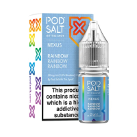 Pod Salt Fusion - Nexus Rainbow Rainbow Rainbow Nic Salt 10ml - 20mgTreten Sie ein in die Welt des Regenbogens und probieren Sie das gesamte Spektrum an süßen Geschmacksrichtungen, inspiriert von beliebten Süßigkeiten. Ein verlockender Nexus aus süß und spritzig mit fruchtigen Noten.- Geschmacksprofil: Süßigkeiten- Inhalt: 10ml- Nikotinstärke: 5mg / 10mg / 20mg- Mischungsverhältnis: 50VG/50PGFür das beste Pod Salt-Erlebnis empfehlen wir den MTL-Stil und jedes Gerät mit niedriger Wattzahl (10-20 Watt), mittlerem bis engem Zug und einem Widerstand von 0,8-1,2 Ohm.Pod Salt Nexus Rainbow Rainbow Rainbow Nic Salt 10ml - 20mgMit einem Nikotingehalt von 20mg/ml ist wenig Dampf erforderlich um den Nikotinbedarf zu befriedigen. Das Nikotinsalz ermöglicht einen viel sanfteren Throat Hit als regulär. Diese Kombination ist optimal für Podsystem und MTL-Verdampfer!Pod Salt repliziert die in Tabakblättern natürlich vorkommenden Nikotinsalze, um ein perfekt glattes Erlebnis mit minimaler Rachenreizung zu erzielen. Mit Nikotinsalzen wird das Nikotin schneller absorbiert und bleibt länger erhalten, um ein höheres Maß an Zufriedenheit zu erzielen als mit herkömmlichen Nikotin-E-Flüssigkeiten.Diese Kombination von Faktoren hilft mehr Rauchern beim Übergang vom Tabakkonsum, und auch viele derzeitige Vaper stellen den Wechsel ein. Stealth-Vaping war noch nie einfacher oder befriedigender.Inhalt: 10 mlNikotingehalt: 20 mgMischverhältnis: 50% PG / 50% VGInhaltstoffe: Propylenglykol, pflanzliches Glyzerin, Aromen, Nikotin13411Pod Salt - Nikotinsaltz6,90 CHFsmoke-shop.ch6,90 CHF