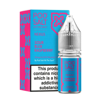 Pod Salt Fusion - Nexus Sour Blue Raspberry Nic Salt 10ml - 20mgDieser von Süßigkeiten inspirierte Nexus bietet alles, was süß und sauer ist. Eine reife Mischung aus süßen und sauren Himbeeren für einen spritzigen Genuss mit jedem Zug.Geschmacksprofil: Blau, HimbeereInhalt: 10mlNikotinstärke: 5mg / 10mg / 20mgMischungsverhältnis: 50VG/50PGFür das beste Pod Salt-Erlebnis empfehlen wir den MTL-Stil und jedes Gerät mit niedriger Wattzahl (10-20 Watt), mittlerem bis engem Zug und einem Widerstand von 0,8-1,2 Ohm.Pod Salt Nexus Sour Blue Raspberry Nic Salt 10ml - 20mgMit einem Nikotingehalt von 20mg/ml ist wenig Dampf erforderlich um den Nikotinbedarf zu befriedigen. Das Nikotinsalz ermöglicht einen viel sanfteren Throat Hit als regulär. Diese Kombination ist optimal für Podsystem und MTL-Verdampfer!Pod Salt repliziert die in Tabakblättern natürlich vorkommenden Nikotinsalze, um ein perfekt glattes Erlebnis mit minimaler Rachenreizung zu erzielen. Mit Nikotinsalzen wird das Nikotin schneller absorbiert und bleibt länger erhalten, um ein höheres Maß an Zufriedenheit zu erzielen als mit herkömmlichen Nikotin-E-Flüssigkeiten.Diese Kombination von Faktoren hilft mehr Rauchern beim Übergang vom Tabakkonsum, und auch viele derzeitige Vaper stellen den Wechsel ein. Stealth-Vaping war noch nie einfacher oder befriedigender.Inhalt: 10 mlNikotingehalt: 20 mgMischverhältnis: 50% PG / 50% VGInhaltstoffe: Propylenglykol, pflanzliches Glyzerin, Aromen, Nikotin13412Pod Salt - Nikotinsaltz6,90 CHFsmoke-shop.ch6,90 CHF