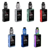 KIT GEEKVAPE T200 (AEGIS TOUCH) Box + Z Verdampfer - 200 WattGeek vape T200 (Aegis Touch) Box Mod 200W ist 2,4-Zoll-Touchscreen für mehr hervorragende visuelle Genuss. Einfachere Bedienung mit einer intelligenten Benutzeroberfläche. 200W Leistung und dient lange mit zwei 18650 Batterien. Tri-proof und ein Rotguss-Gehäuse zu nehmen eine Tracht Prügel. Angeschlossen über ein 510er Gewinde, angetrieben durch einen AS-Chip 3.0, verbindet er Leistung mit Technik und Design.Betreiben Sie den Geek Vape T200 von 5-200W in den Modi VPC, Smart und Bypass Output Control, neben einer ganzen Reihe anderer Funktionen. Abgesehen von der außergewöhnlichen Leistungsabgabe wird das Geek Vape T200 Vape Kit von einem intelligenten AS-Chipsatz angetrieben, der eine schnelle Hochlaufzeit gewährleistet, zusammen mit den üblichen Sicherheitsvorkehrungen, die wir alle erwarten. Der Schutz umfasst Überhitzung, Überentladung, Anti-Trocken- und Überstrom-Schutz.13422geekvape57,40 CHFsmoke-shop.ch57,40 CHF