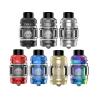 GEEKVAPE - Z - SUBOHM TANK 5 ml (Zeus Tank)GEEKVAPE - Z - SUBOHM TANK 5 mlDimension: 26 * 42.5mm(Not including Drip tip)Capacity: 5ml (Spare glass tube 3.5ml)Filling method: Top fillDrip tip type: 810 Drip tipResistance: 0.4ohm Mesh Z1 KA1 coil(60-70W);0.2ohm Mesh Z2 KA1 coil(70-80W)(Pre-installed)8371geekvape19,60 CHFsmoke-shop.ch19,60 CHF