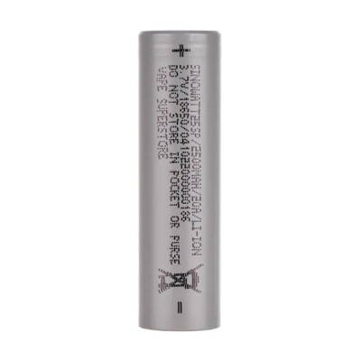 Sinowatt 25SP 18650 Battery - 20 A - 2500 mahLieferumfang: Sinowatt 25SP 18650 Battery - Model: 25SPSize: 18650Max. continuous discharge current: 20ANominal capacity: 2500 mAhNominal voltage: 3.6 VCharging voltage: 4.20VProtection: Not Protected (Flat-Top)13439Molicel - 18650 Batterie9,90 CHFsmoke-shop.ch9,90 CHF