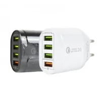 Stecker Wall/USB 4 port 3,1A 5V Fast Charge - BK385 - NetzteilDieser 3.1A 5V-Adapter mit 4 USB-Buchsen ermöglicht das schnelle und sichere Aufladen der meisten elektronischen Geräte.Dank des Wandanschlusses können Sie eine große Auswahl an Zubehör aufladen.Er erkennt intelligent die angeschlossenen Geräte und liefert den optimalen Strom.CE- und ROHS-zertifiziertZertifikate auf Anfrage erhältlich13459Smoke-Shop.ch9,90 CHFsmoke-shop.ch9,90 CHF