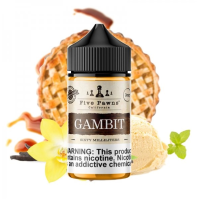 Gambit Original - 0mg 50ml - Five Pawns - shortfillEr braucht keine Einführung, hier ist ein großer Premium-Klassiker: der Gambit. Auf der Basis von Granny-Smith-Äpfeln wurde ein guter Geschmack von Karamell hinzugefügt. Stellen Sie sich eine flockige Kruste vor, die mit einem Klecks französischem Vanilleeis und ungesüßter Schlagsahne gekrönt wird - der Gambit wird Sie an den Apfelkuchen Ihrer Großmutter erinnern!Gambit Original - 0mg 50ml - Five Pawns - shortfillHersteller Five PawnsSortiment OriginalLand USAGeschmack Fruchtig &amp; GourmetPG/VG-Verhältnis 50/50Verpackung 60ml PE-Flasche mit kindersicherem VerschlussFassungsvermögen 50ml13465Five Pawns Signature vapor Liquids California19,90 CHFsmoke-shop.ch19,90 CHF