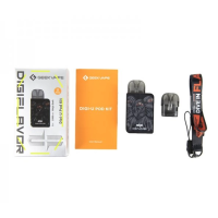 Kit Pod Digi U - Geekvape x Digiflavor - 20 Watt 1000 mahDer neue Pod aus der Zusammenarbeit zwischen Geekvape und Digiflavor in der U-Serie geboren!Leistung von 20Watt maximal.Sehr originelles Design!Cartridges kompatibel mit allen U-Serie pods.Einstellbare Luftstrom.Sehr gute Autonomie von 1000mAh.2ml Patronen mit eingebauten Spule von 0,7 und 1,1 Ohm.Automatische Auslosung.Lieferumfang: 1 x Digi U Pod1 x 2ml 0.7ohm Kartusche1 x 2ml 1.1ohm Kartusche1 x Umhängeband1 x USB Typ-C Kabel1 x BenutzerhandbuchMerkmaleAutonomie 1000 mAhBefüllung von der SeiteLeistung 20 Watt max2ml KartuscheMTL bis RDL Zug13466geekvape19,90 CHFsmoke-shop.ch19,90 CHF