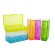 Aufbewahrungsbox für 2x 18650 Akkus (Transportbox) vers. Farben