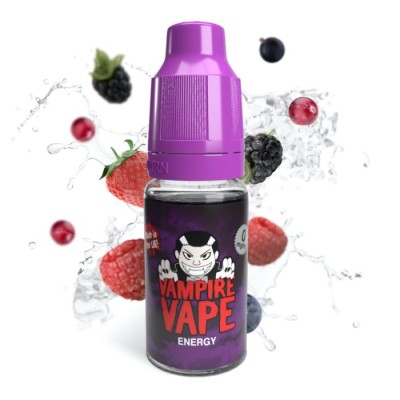 10ml Energy von Vampire Vape vers. NikoinstärkenLieferumfang: 1x 10ml Energy von Vampire Vape vers. NikoinstärkenGeschmack: Energy , Himberer, Erdbeer, Brombeere, Johanisbeere Geschmack:Geben Sie sich den Schub, den Sie brauchen, mit dem Energy E-Liquid von Vampire Vape, einer süßen Mischung aus gemischten Früchten. Schmecken Sie die Nachahmung von beliebten Energydrinks, die auf der ganzen Welt verkauft werden und Ihnen einen großen Schub an körperlicher und geistiger Leistungsfähigkeit geben. Schmecken Sie das gesüßte, fruchtige Liquid vom sanften Einatmen bis zum wolkigen Ausatmen, so dass Sie den ganzen Tag über ein erfrischendes Vape mit einem vertrauten Geschmack haben.Verschidene Nikotinstärken auswählbar13472Vampire Vape4,90 CHFsmoke-shop.ch4,90 CHF