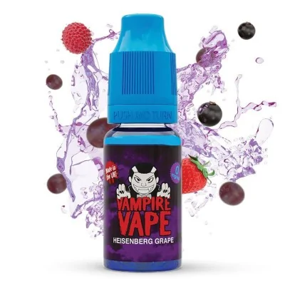 10 ml Vampire Vape - Heisenberg Grape - E-Liquid TPD2 vers. NikotinstärkenLieferumfang: 1x 10 ml Vampire Vape - Heisenberg Grape - E-Liquid TPD2 vers. NikotinstärkenGeschmack: Heisenberg, aber mit Trauben, noch fruchtiger, noch besser!Heisenberg das wohl beliebteste E-Liquid auf dem Dampfermarkt13474Vampire Vape4,90&nbsp;CHFsmoke-shop.ch4,90&nbsp;CHF