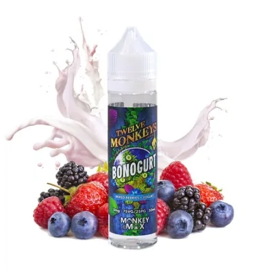 50/30 ml Bonogurt von Twelve Monkeys shortfill 0mgLieferumfang: 50 ml Bonogurt von Twelve Monkeys shortfill75% / 25% | VG / PGTwelve Monkeys - Bonogurt E liquid ist ein köstliches Rezept, das Joghurt-Liebhabern sicher gefallen wird! Eine perfekt ausbalancierte, köstliche Melodie von mehreren Beeren abgerundet mit cremigem und säuerlichem Joghurt.&nbsp;Twelve Monkeys - Bonogurt E liquid kommt als 100ml Short Fill Vaping E Liquid mit 0mg Nikotin. Es gibt Platz in der Flasche für die Zugabe von Nikotin.&nbsp;75% / 25% | VG / PG11087Twelve Monkey8,10&nbsp;CHFsmoke-shop.ch8,10&nbsp;CHF