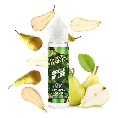 Circle of life Monkey Mix 50ML -Twelve Monkeys - shortfillGeschmack: Reife BirneMischungsverhältnis: 65% VG / 35% PGInhalt: 50ml in einer 60ml Flasche (Platz für 1x 10ml Nikotinshot)Hergestellt in KanadaChubby Flasche mit 60ml - Füllmenge 50ml 9028Twelve Monkey19,90 CHFsmoke-shop.ch19,90 CHF
