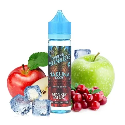 Hakuna ICE 50ML -ICEAGE -Twelve Monkeys - shortfillLieferumfang: Hakuna ICE 50ML -ICEAGE -Twelve MonkeysLeckere mischung aus Granny Smith Apfel, Fuji Apfel Cranberry und KooladaChubby Flasche mit 60ml - Füllmenge 50ml 6394Twelve Monkey19,90 CHFsmoke-shop.ch19,90 CHF