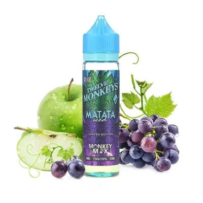 Matata ICE 50ML -ICEAGE -Twelve Monkeys - shortfillLieferumfang: Matata ICE 50ML -Twelve MonkeysLeckere mischung aus Apfel, Trauben und Koolada . Jetzt EXTRA FrischChubby Flasche mit 60ml - Füllmenge 50ml 6389Twelve Monkey19,90 CHFsmoke-shop.ch19,90 CHF
