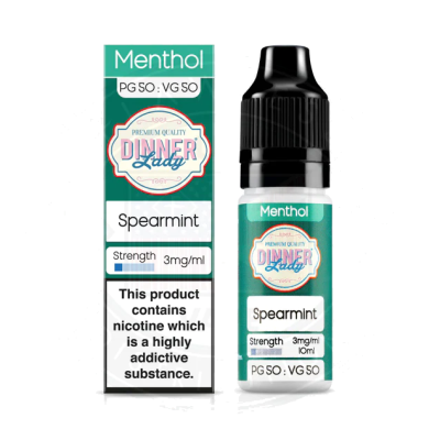 10 ml Dinner Lady Menthol - Spearmint - 6 mgLieferumfang: 1x 10 ml Dinner Lady Menthol - Spearmint - TPD2 vers. Nikotinstärken10 ml PET TPD 2 ReadyMischverhältnis: 50 VG / 50 PGSpearmint 50/50 von Dinner Lady ist eine Minzmischung mit blumigen Noten. Ein duftender Minzgeschmack ist durchgehend präsent, was zu einem einfachen, aber mutig schmeckenden Vape führt.Spearmint 50/50 von Dinner Lady ist in 10ml erhältlich und enthält 6 mg Nikotin.50% VG 50% PG13515Dinner Lady5,90 CHFsmoke-shop.ch5,90 CHF