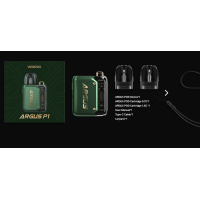 Pod Kit Argus P1 - von Voopoo - Podverdampfer - USB CDie Argus-Serie ist mit dem P1, einem neuen pod unterzeichnet Voopoo wo Eleganz trifft Moderne bereichert.Sehr kompakte Größe!2ml Patrone kompatibel mit ITO-Spulen.Von 5 bis 20 Watt!Einstellbarer Luftstrom, um den Zug zu variieren: MTL zu RDLEingebaute 800mAh Batterie.Lieferumfang:1 x Argus P1 Pod1 x ITO-M1 0.7Ω Widerstand1 x ITO-M3 1,2Ω-Widerstand1 x Benutzerhandbuch1 x USB-C Kabel1 x UmhängebandEigenschaften:Kartusche: 2ml800mAh AkkuLeistung: 5-20WKompatibel mit ITO-Serie SpuleEinstellbarer Luftstrom13533Voopoo24,90 CHFsmoke-shop.ch24,90 CHF