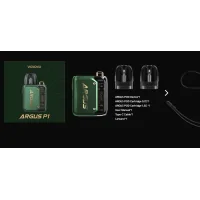 Pod Kit Argus P1 - von Voopoo - Podverdampfer - USB CDie Argus-Serie ist mit dem P1, einem neuen pod unterzeichnet Voopoo wo Eleganz trifft Moderne bereichert.Sehr kompakte Größe!2ml Patrone kompatibel mit ITO-Spulen.Von 5 bis 20 Watt!Einstellbarer Luftstrom, um den Zug zu variieren: MTL zu RDLEingebaute 800mAh Batterie.Lieferumfang:1 x Argus P1 Pod1 x ITO-M1 0.7Ω Widerstand1 x ITO-M3 1,2Ω-Widerstand1 x Benutzerhandbuch1 x USB-C Kabel1 x UmhängebandEigenschaften:Kartusche: 2ml800mAh AkkuLeistung: 5-20WKompatibel mit ITO-Serie SpuleEinstellbarer Luftstrom13533Voopoo24,90 CHFsmoke-shop.ch24,90 CHF