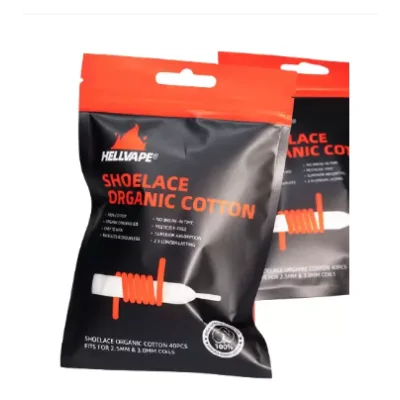 Shoelace Organic Cotton (single lace) (40pcs) - Hellvape (Schnursenkel Watte)Shoelace Organic Cotton (single lace) (40pcs) - Hellvape (Schnursenkel Watte)Organische Baumwolle ist ein 100% natürliches Dochtmaterial!Organisch, ungebleicht, frei von Pestiziden.Dichter und geschmackvoller Dampf!Perfekt für 2,5mm Coils .40 Stück11897Hellvape7,90 CHFsmoke-shop.ch7,90 CHF Shoelace Organic Cotton (single lace) (40pcs) - Hellvape (Schnursenkel Watte)Shoelace Organic Cotton (single lace) (40pcs) - Hellvape (Schnursenkel Watte)Organische Baumwolle ist ein 100% natürliches Dochtmaterial!Organisch, ungebleicht, frei von Pestiziden.Dichter und geschmackvoller Dampf!Perfekt für 2,5mm Coils .40 Stück11897Hellvape7,90 CHFsmoke-shop.ch7,90 CHF